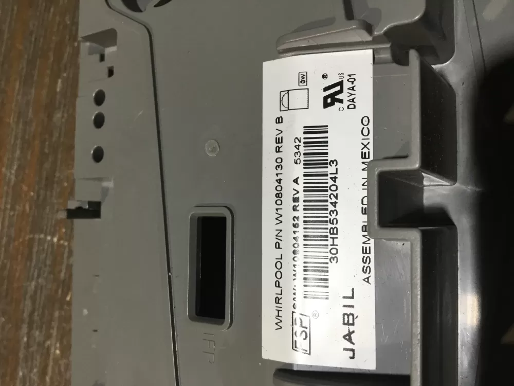 Whirlpool Dishwasher Control Board Part # W10804130 W11025829 AZ52577 | NR1838