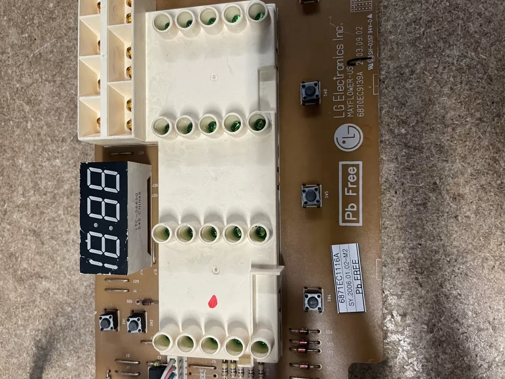 LG Kenmore 6870EC9139A 6871EC1116A Washer Control Board AZ21015 | KMV252