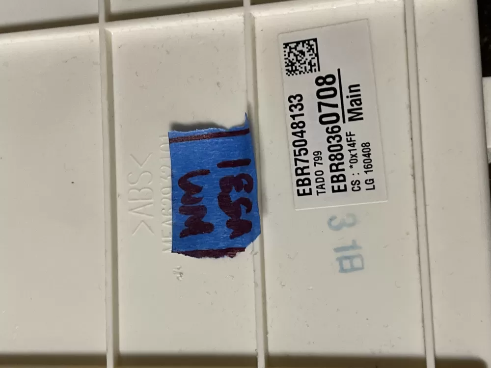 LG Kenmore EBR80360708 Washer Control Board AZ51656 | Wmv531