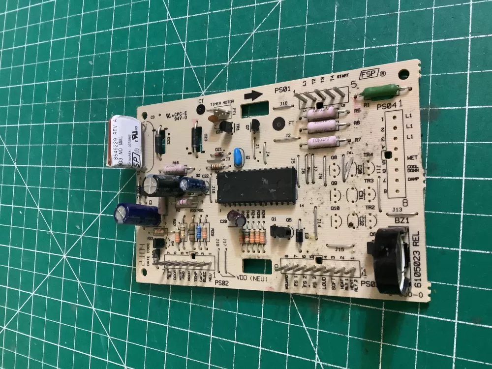 Whirlpool  Kenmore 100-01067-00  WPW10116565  AP6015194  W10116565  3976594  3976617  3976617R  3976632  3978922  3978949  3978954  3978954R  8545904  8546229  8546229R Dryer Control Board