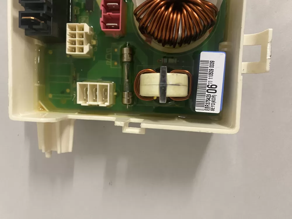 LG EBR37542906 Washer Control Board AZ209044 | BK2522