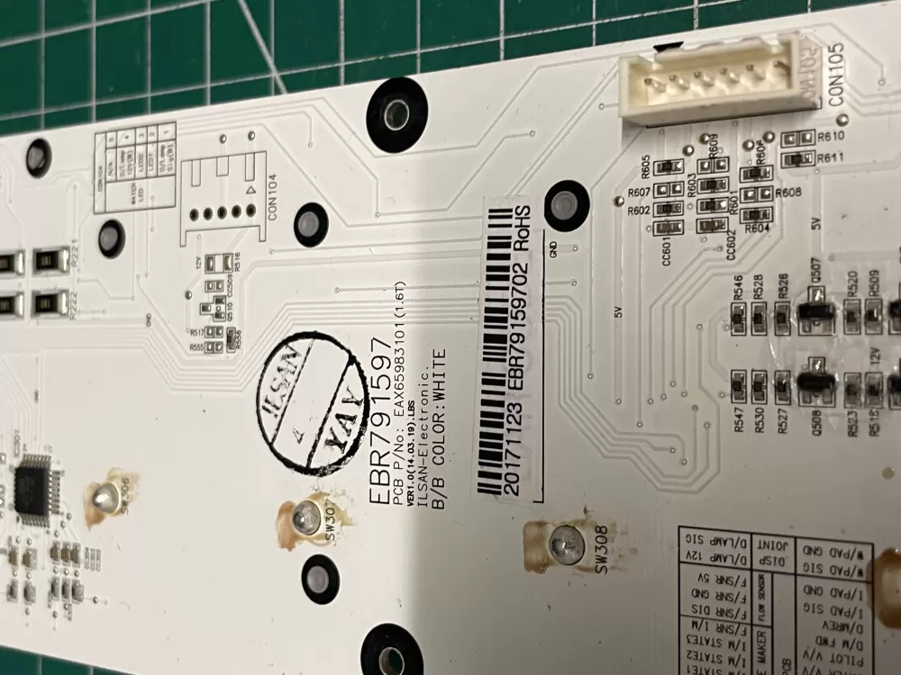 LG EBR79159702 KENMORE Refrigerator Control Board Dispenser AZ202706 | Wmv823