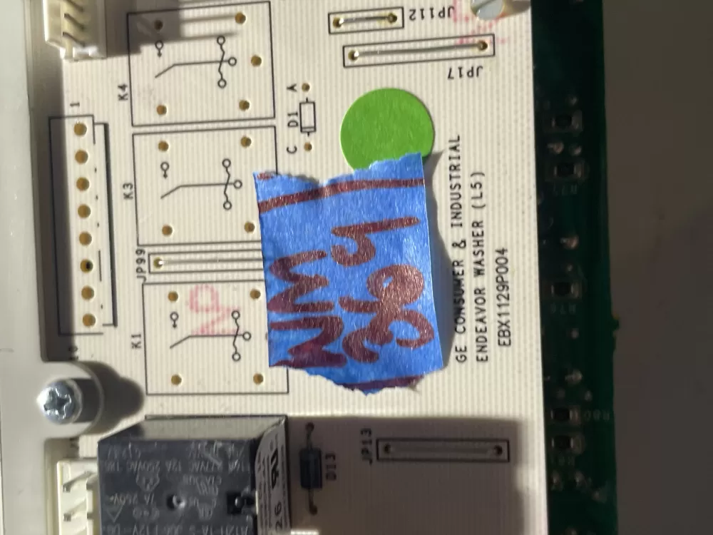 GE WH12X10614 175D5261G039 EBX1129P004 Washer Control Board AZ39956 | Wm369