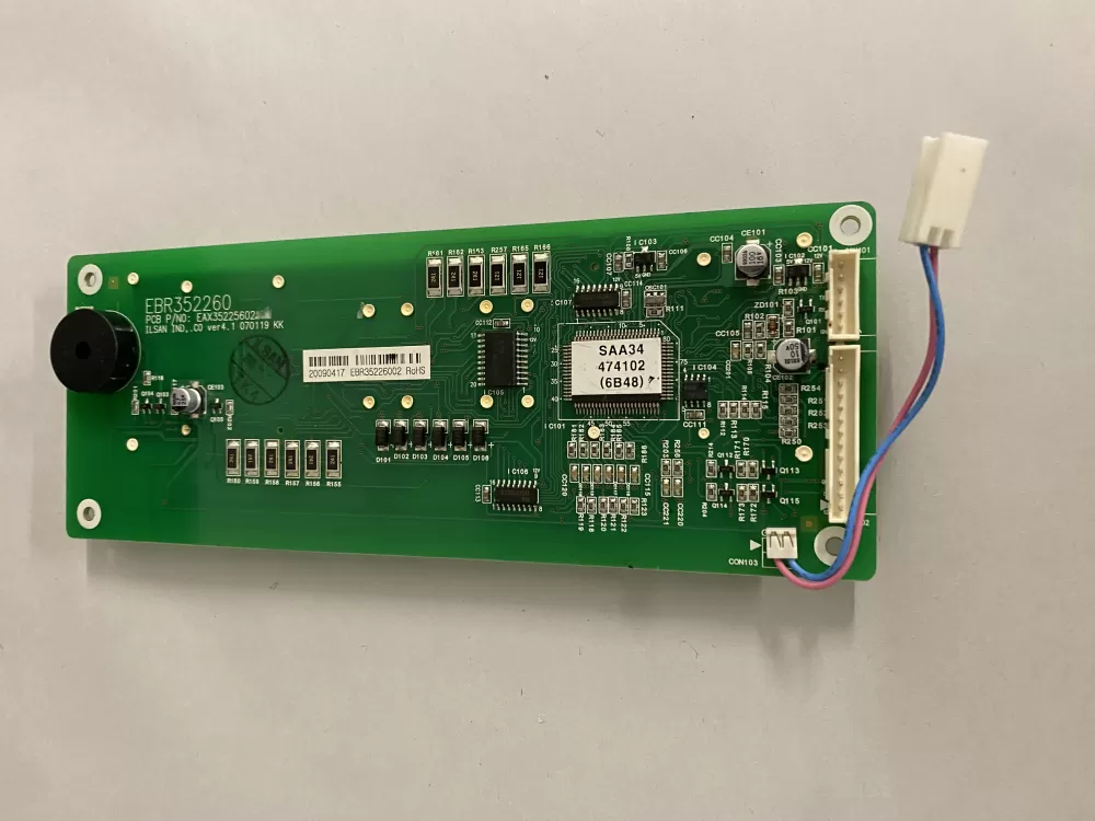 LG EBR35226002 Refrigerator Dispenser Display Control Board AZ203141 | BK2319