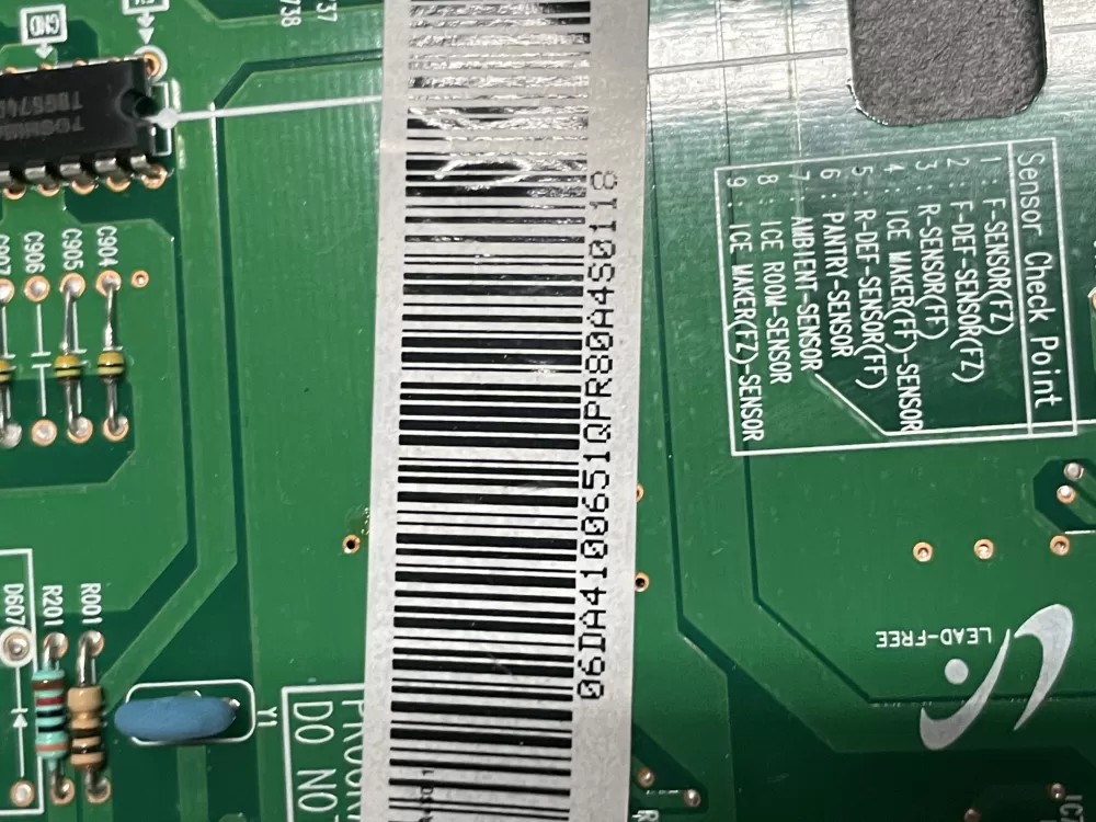 Samsung DA41 00651Q Refrigerator Control Board AZ11743 | 628