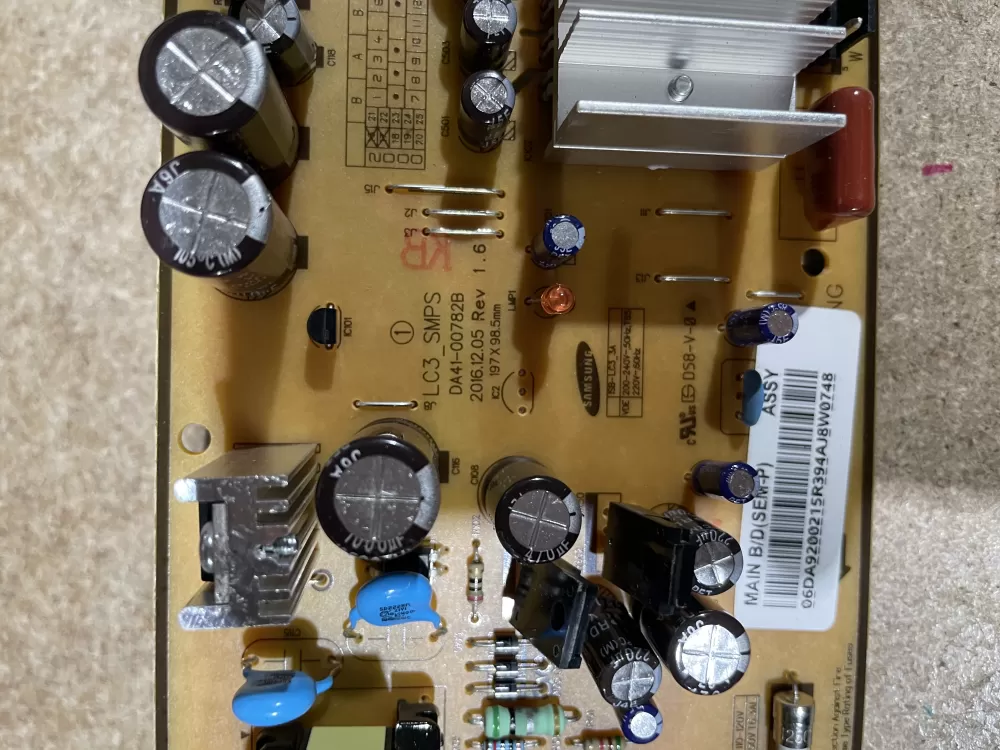 Samsung DA92-00215R Refrigerator Inverter Control Board AZ62041 | KM1885