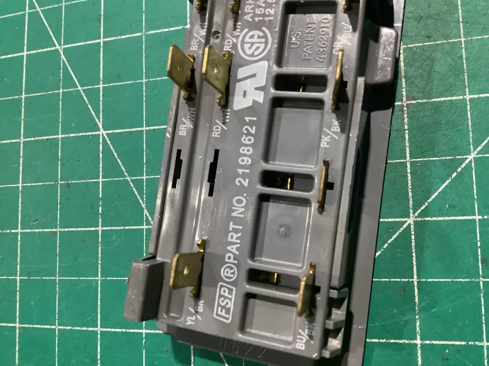 Whirlpool Maytag 2198621 Refrigerator Control Board Dispenser AZ165674 | NR2554