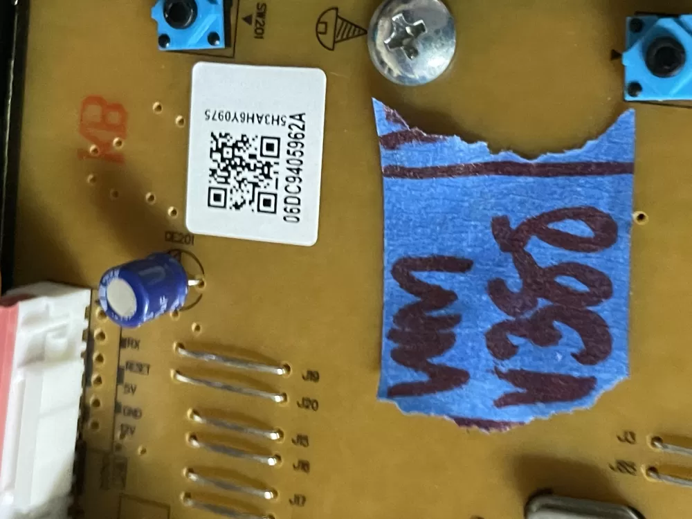 Samsung DC94-05962A Washer Control Board Main Panel AZ48068 | Wmv388
