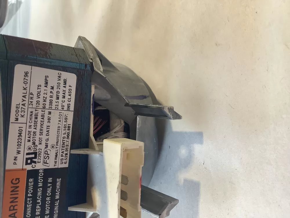 Estate  Inglis  Kenmore  Kitchen Aid  Maytag  Roper  Whirlpool W10239401 WPW10239401 Dishwasher Inglis Kitchen Aid Pump Motor