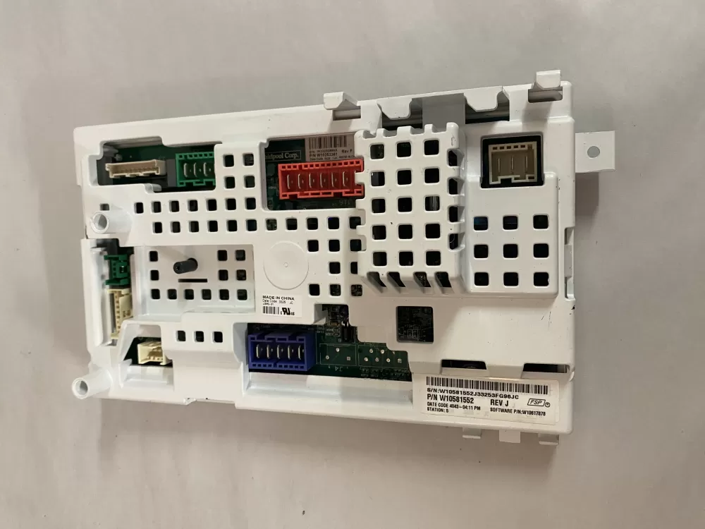 Whirlpool AP5781774 W10581552 PS8691627 W10581552 L Washer Control Board
