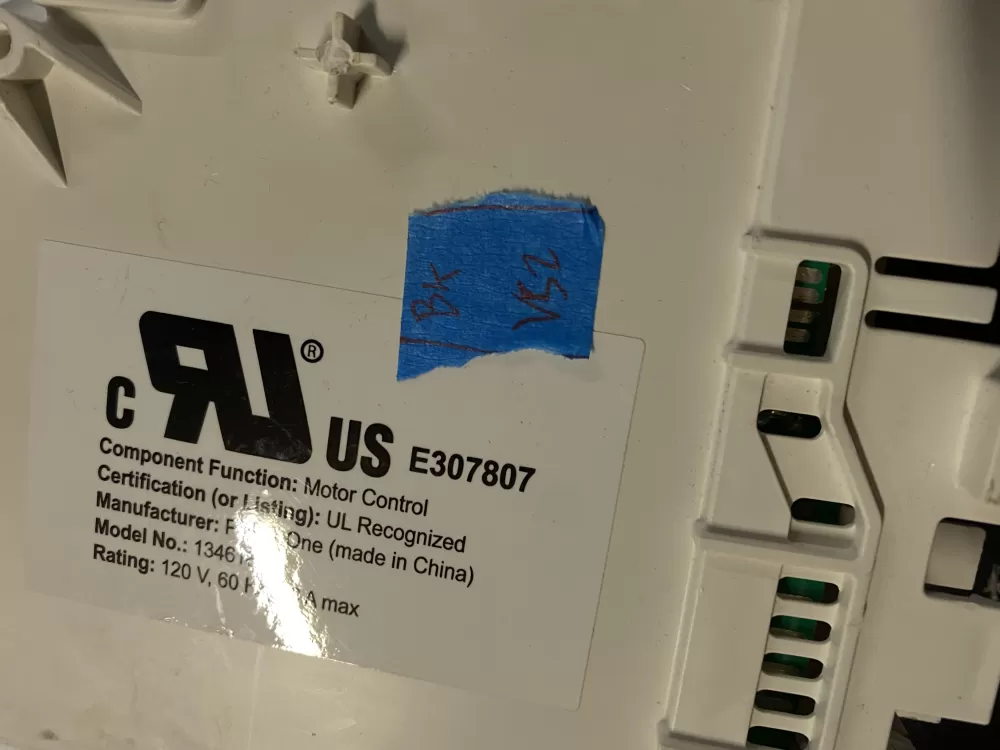 Kenmore Frigidaire 134618213 Washer Control Board Motor AZ4331 | BKV52