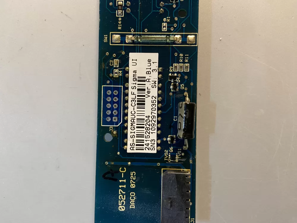 Electrolux 241528201 241528202 Refrigerator Control Board AZ101907 | BG1969