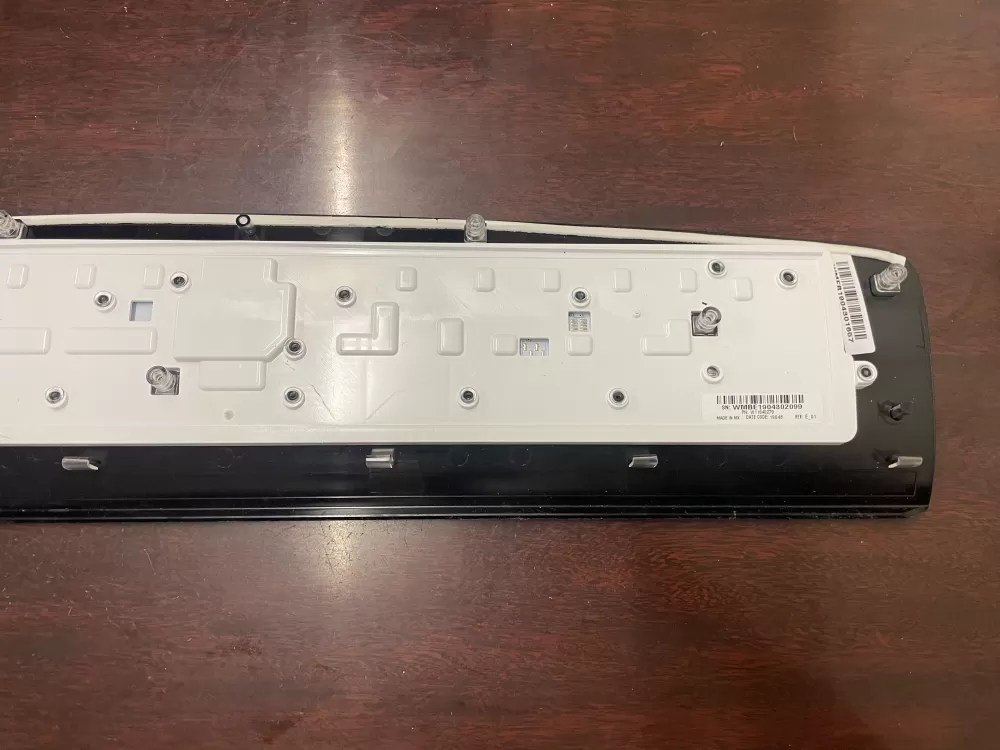 Whirlpool W11130343 PS12347541 Washer Control Board Fascia AZ33915 | KMV372