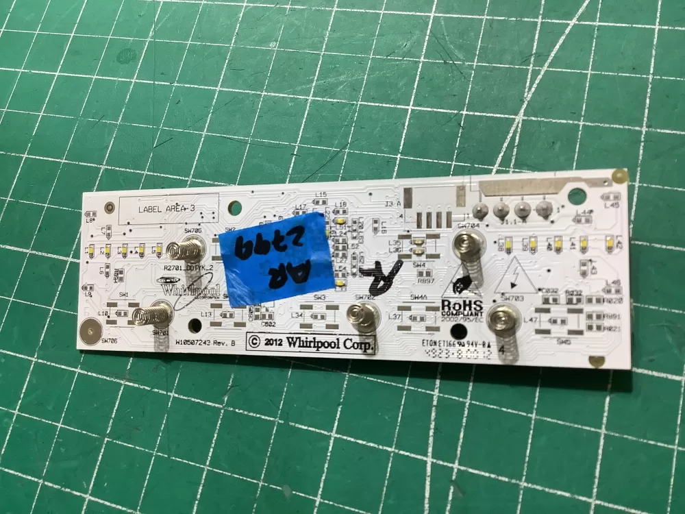 Whirlpool Washer W11448734 Control Board W10507243   AZ215071 | AR2799