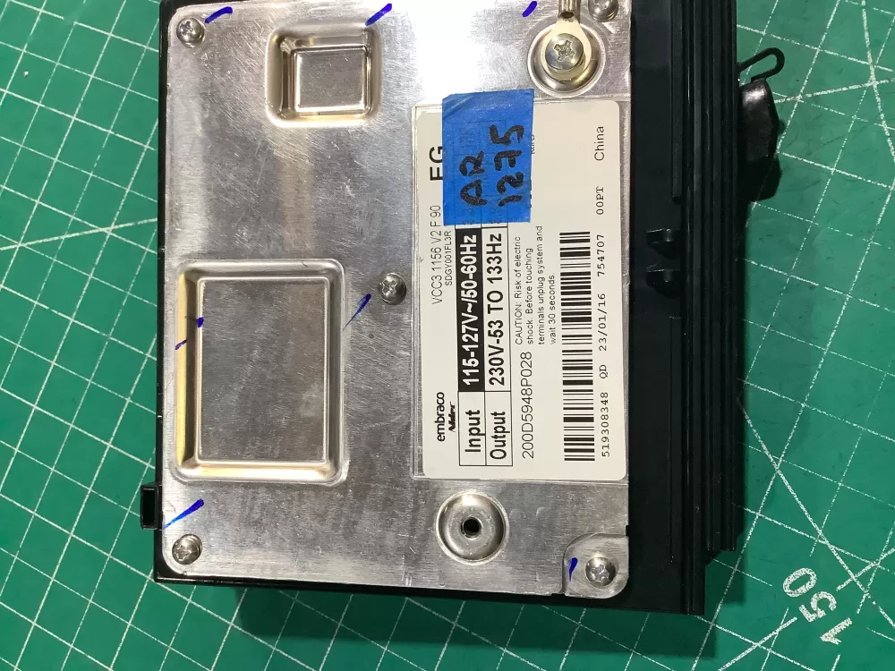 GE 200D5948P028 Refrigerator Control Board Inverter AZ227659 | AR1275