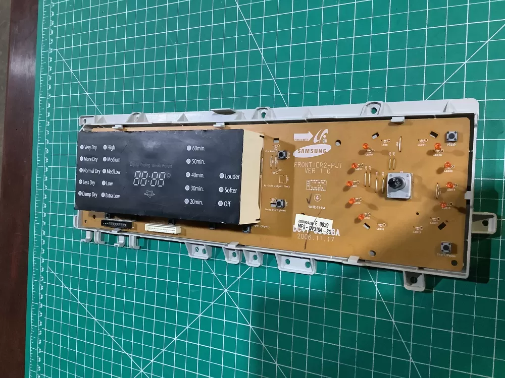 Samsung Dryer MFS-DV318A-S0 Display Board AZ148737 | NRV766