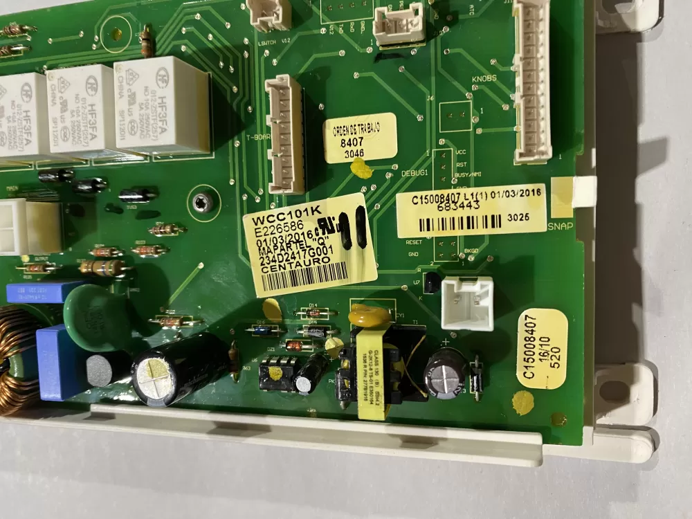 GE Hotpoint WCC101K Washer Control Board AZ189201 | BK498