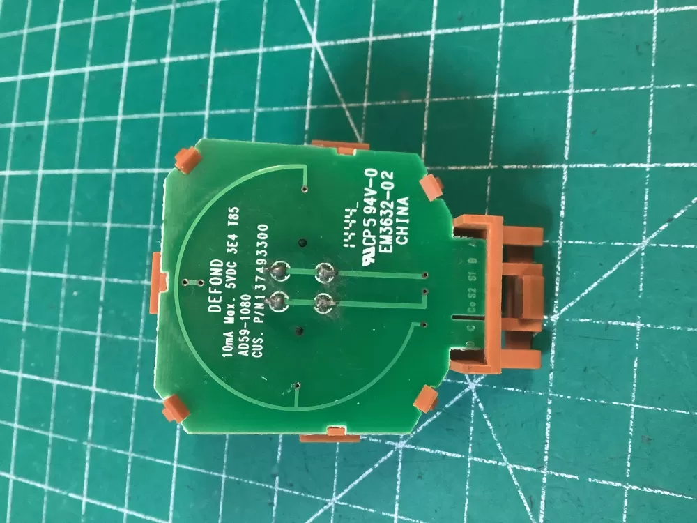 Kenmore Frigidaire Electrolux 137493300 Washer Control Switch AZ219562 | NR83