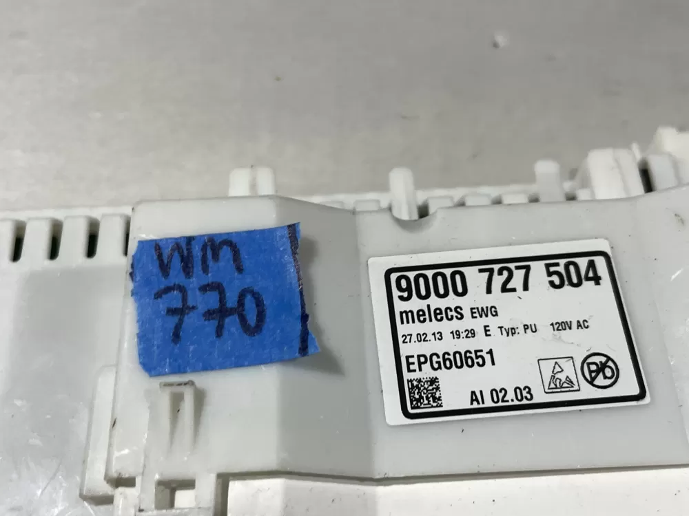 Bosch Dishwasher Control Board AZ105137 | Wm770