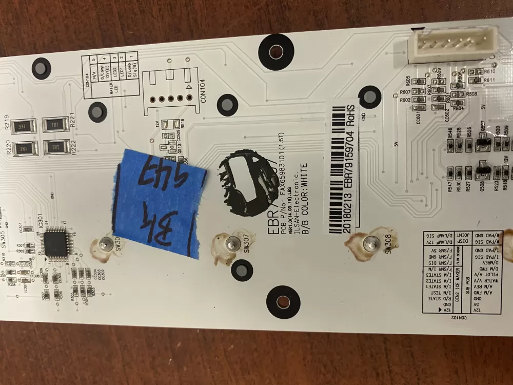 LG EBR79159704 Refrigerator Dispenser Board AZ47263 | BK947