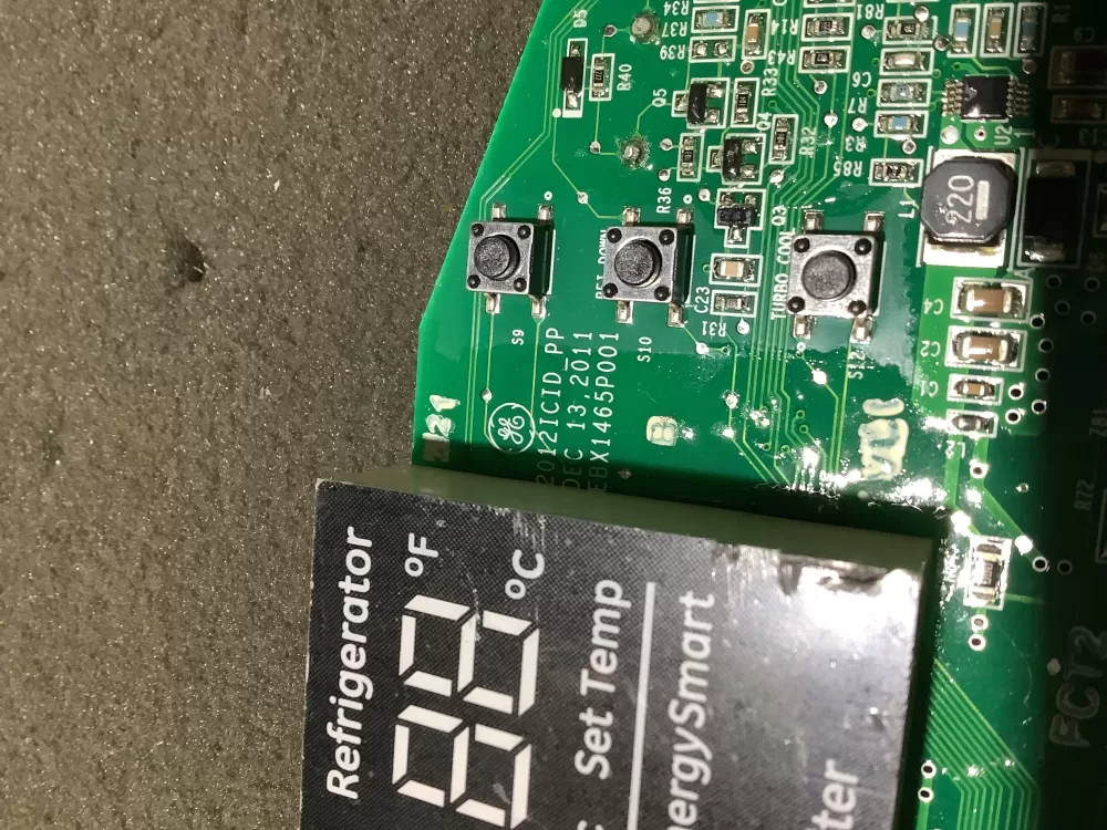 GE WR55X11144 Refrigerator Display and Temp Control Board AZ126459 | NR2286