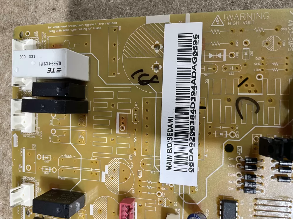Samsung DA92 00384D Refrigerator Control Board AZ62038 | KM1885