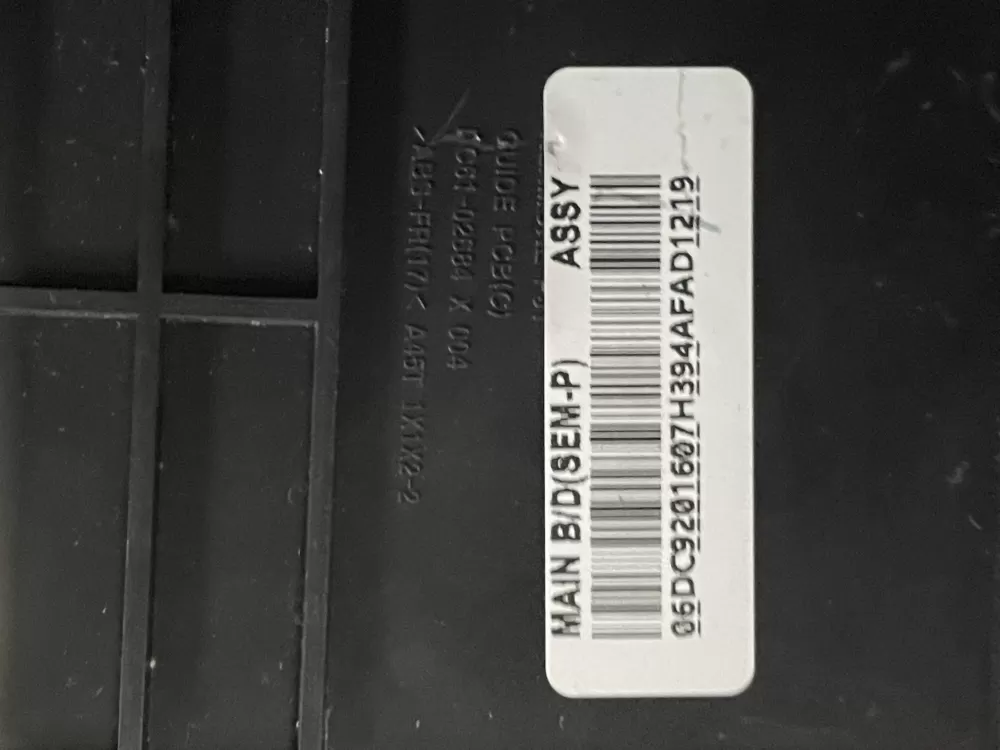 Samsung DC92-01607H Dryer Control Board AZ22494 | WMV83