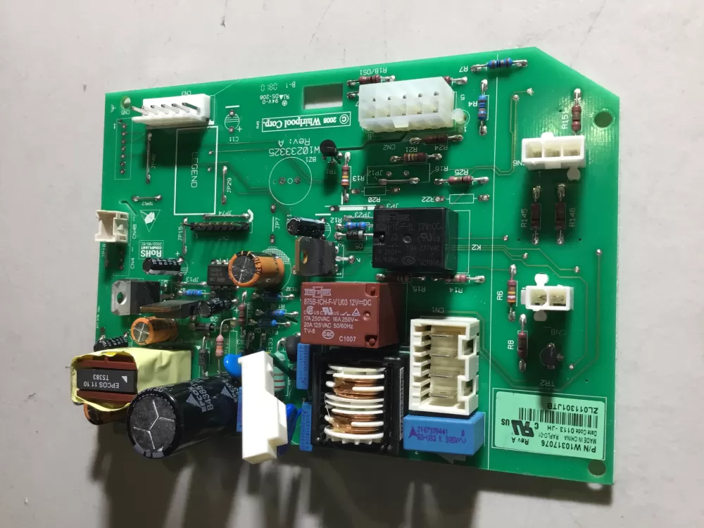 Whirlpool  KitchenAid  Kenmore  Jenn-Air AP6019378 W10205552 W10268635 W10317076 WPW10317076 PS11752684 Refrigerator Control Board