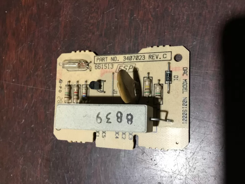 Kenmore  Whirlpool 3398084  AP3097570  2072  3398084R  3407021  3407023  60134  60150  60216  61236  661513  AH345727  EA345727  PS345727 Dryer Control Board