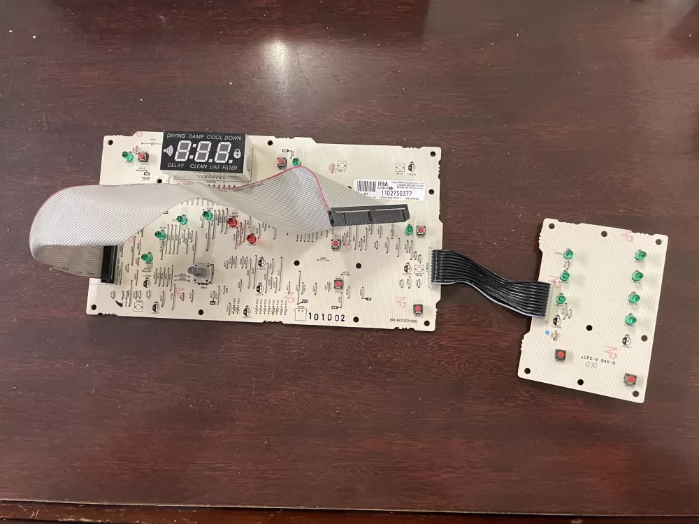 GE WE4M482 234D1037P001 Dryer Interface Control Board