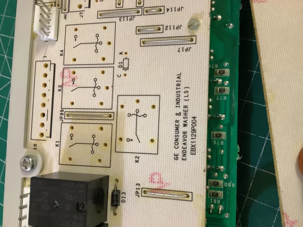 GE 175D5261G032 EBX1129P004 WH12X10525 Washer Control Board AZ185044 | NR2718