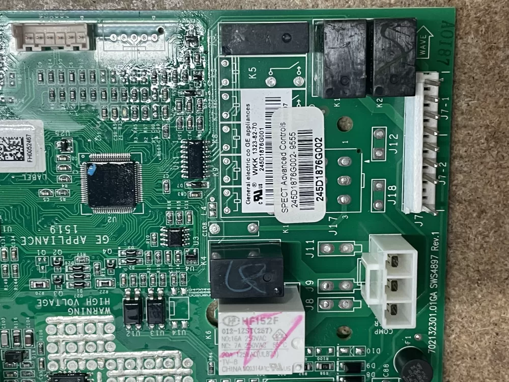 GE 245D1876G001 245D1876G002 Refrigerator Control Board AZ20291 | KM1649