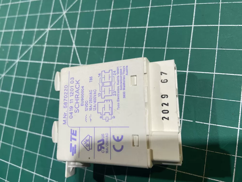 Miele 5870220 Dishwasher Heating Element Relay AZ142660 | NR2400