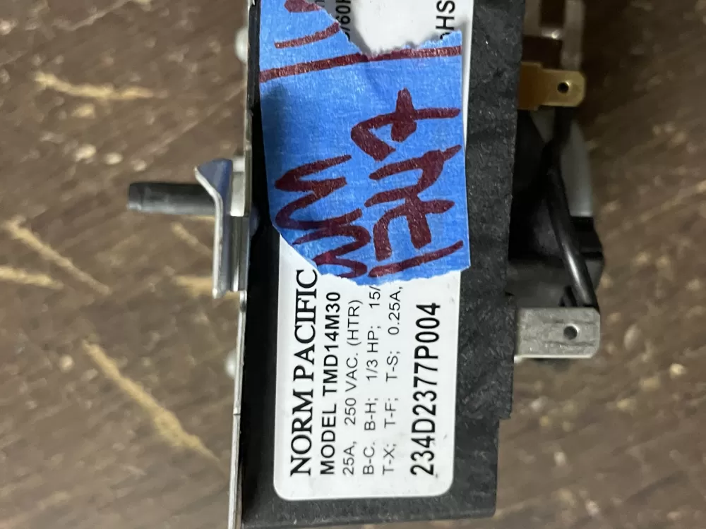 GE WE04X24550 234D2377P004 TMD14M30 Dryer Timer AZ43129 | Wm1747