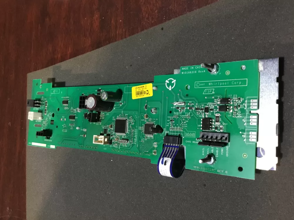Whirlpool #W10166386 Dryer User-Interface Assembly AZ80588 | NR1107