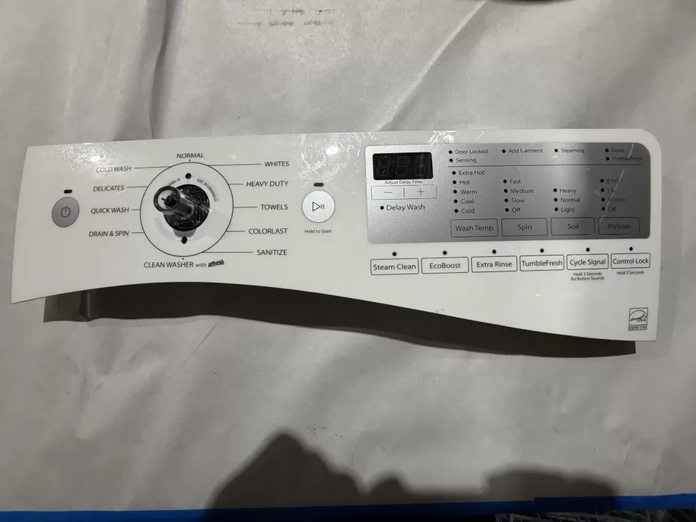 W10892465 Whirlpool Washer Control Panel