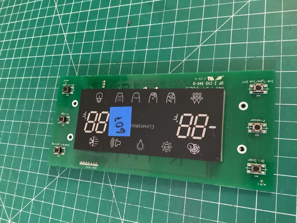 Samsung DA41-00475G Refrigerator Dispenser Control Board AZ192239 | NR607