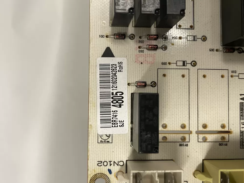 LG EBR74164802 EBR74164805 Range Oven Relay Control Board AZ225270 | Wm1083