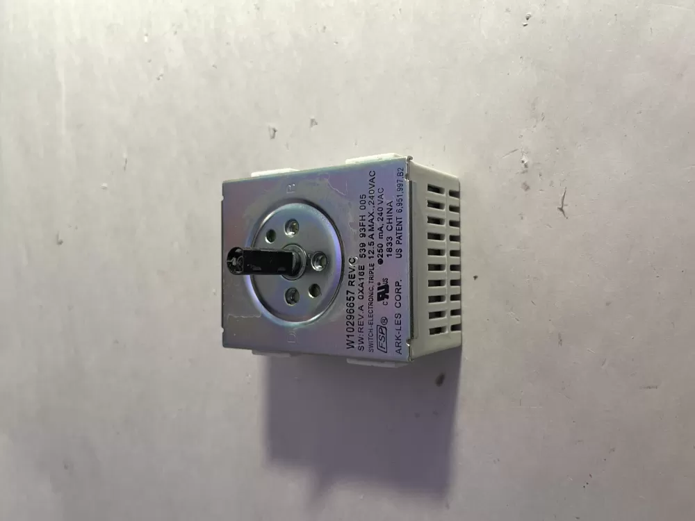 Whirlpool  Maytag  KitchenAid W10296657 WPW10296657 PS11752298 Range Control Board Infinite Switch