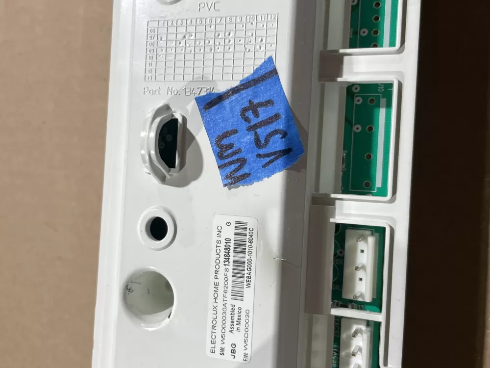 Frigidaire Electrolux 134848010 Washer Control Board AZ69137 | Wmv517