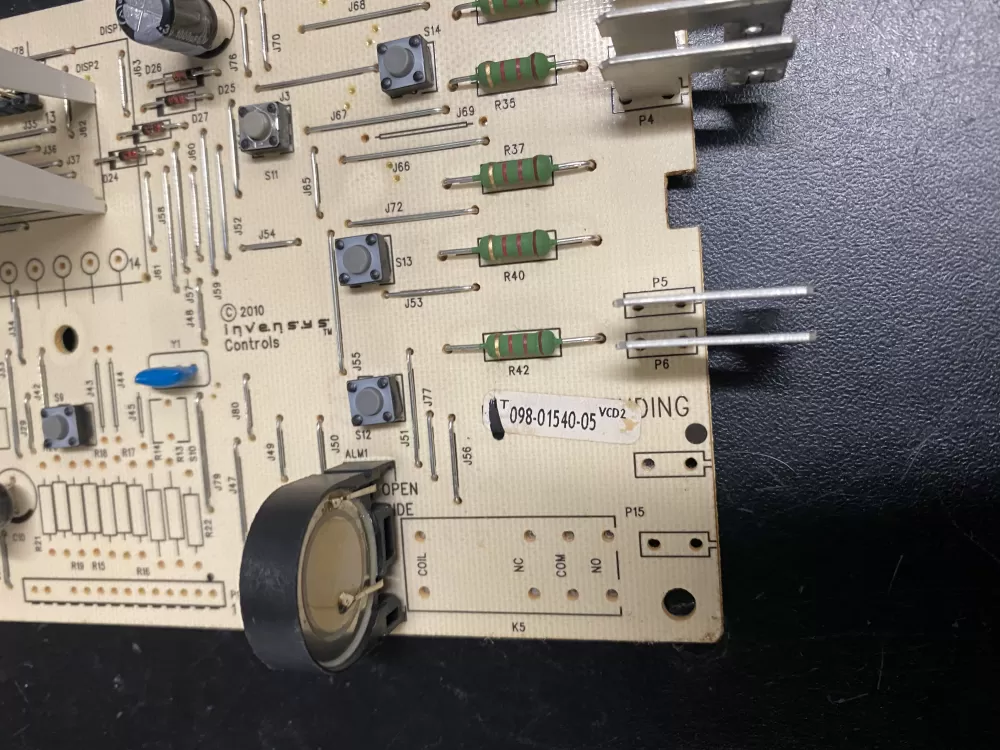 IVENSYS WHIRLPOOL OVEN DISPLAY CONTROL BOARD 098-01540-05 AZ20643 | BK855