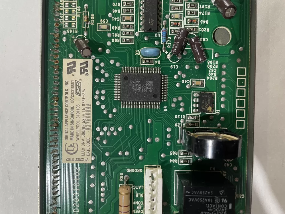 Whirlpool 3191106 60d20310102 74c2031s102 Range Control Board AZ173915 | KMV836