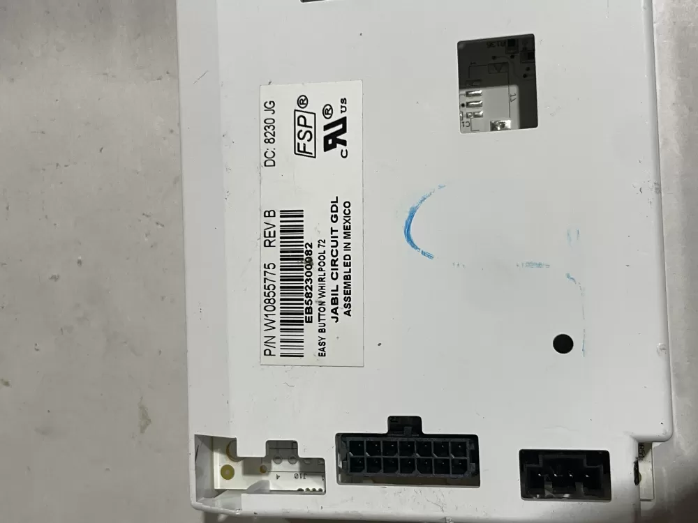 Whirlpool W10855775 Refrigerator Control Board AZ171981 | Wm538