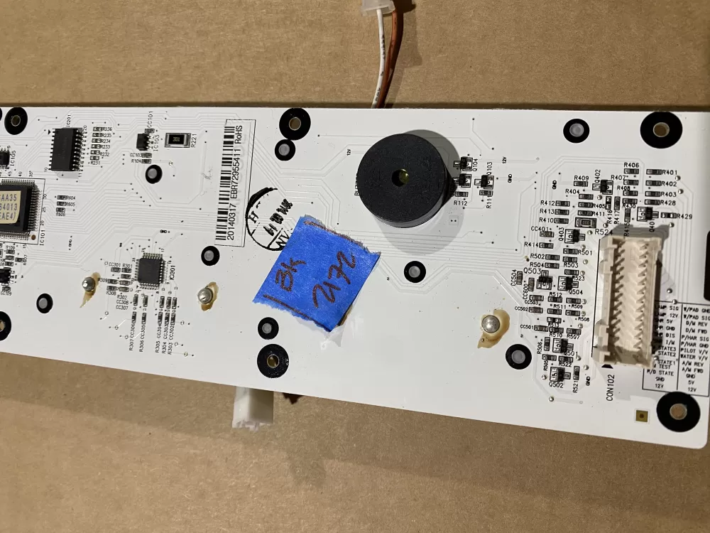 LG EBR72955411 Refrigerator Dispenser Interface Board AZ117494 | BK2172