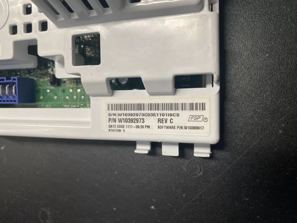 Kenmore W10296012 W10296097 W10393492 Washer Control Board AZ17289 | BK834