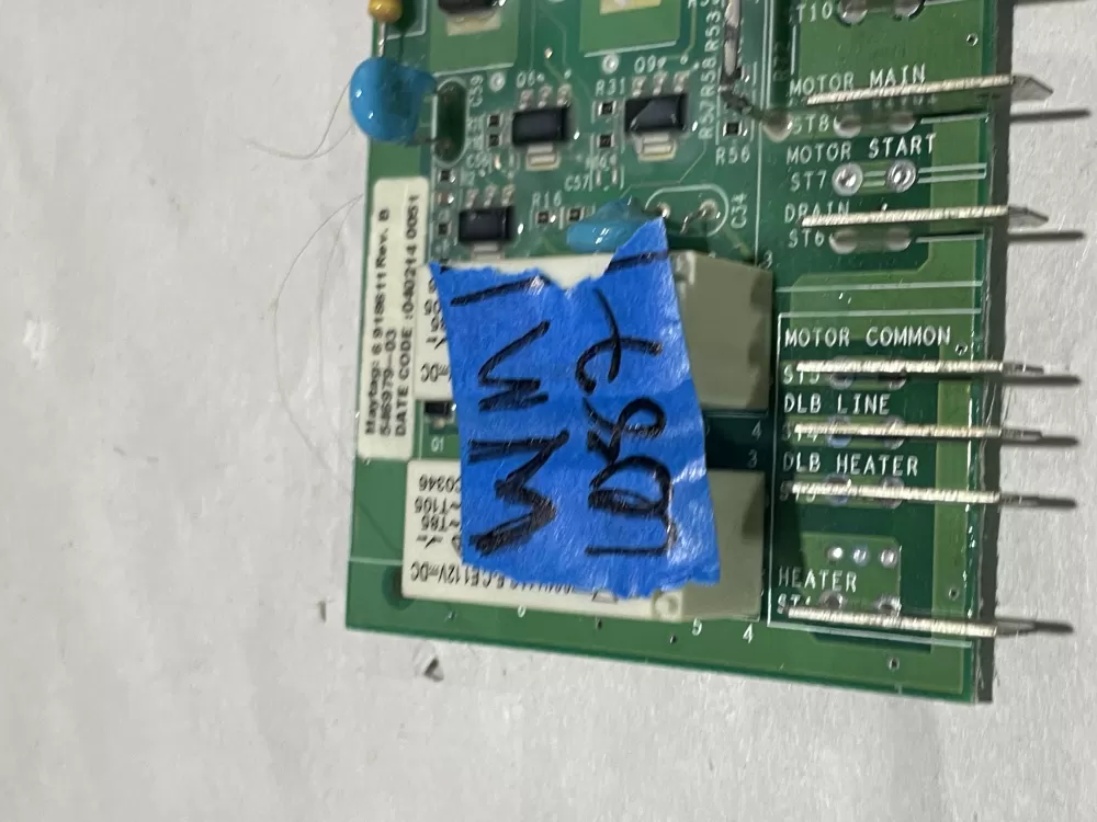 Whirlpool Maytag Amana Dishwasher Control Board 6 918611 Rev AZ159019 | Wm1087