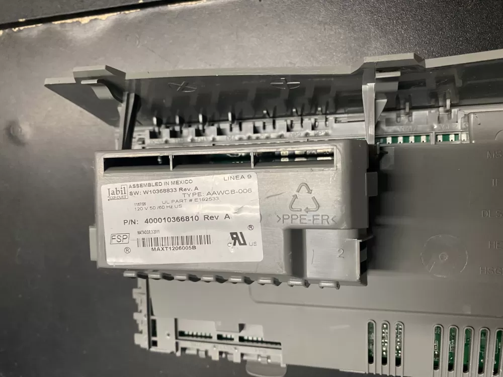 Whirlpool Maytag 400010366810 006 Washer AAWCB Control Board AZ19035 | BKV8
