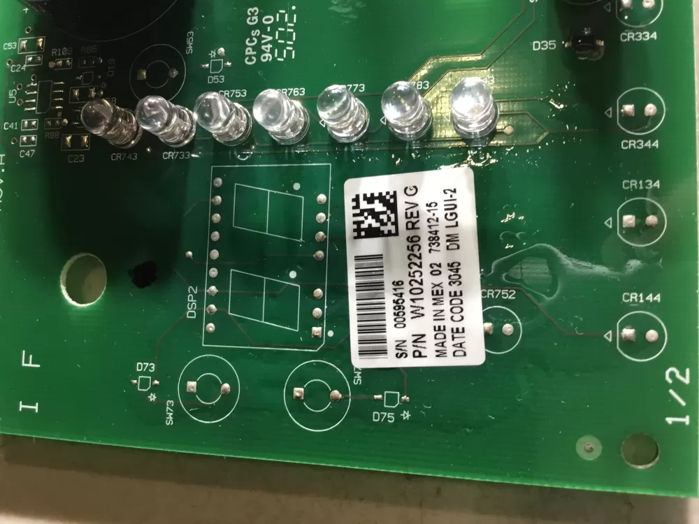 Kenmore Whirlpool Maytag Amana W10252256 Washer Control Board AZ47020 | NRV447