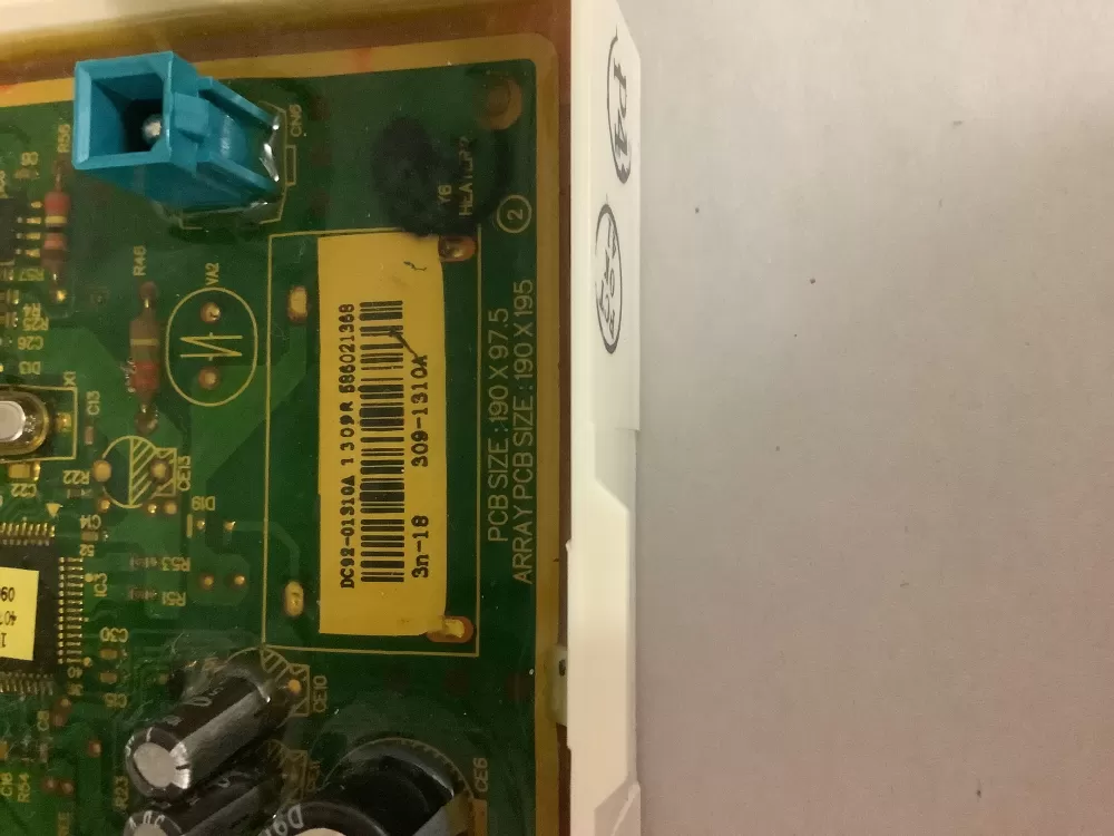 Samsung DC92-01310A Dryer Control Board AZ207439 | ZC2803