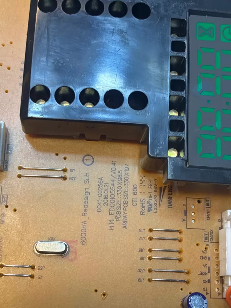 DC92-01802Q Samsung Washer Display Circuit Board